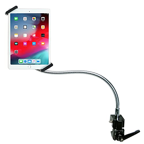 CTA Digital: Heavy-Duty Security Gooseneck Clamp Stand for 7-14" Tablets/Apple iPad 10.2-Inch (7th & 8thGen.), iPad Air 3, iPad Mini 5, 12.9-Inch iPad Pro, iPad Gen 6 & More von CTA Digital