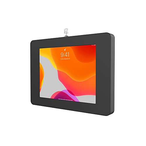 CTA Verriegelbare iPad-Wandhalterung – Diebstahlschutz, kleines abschließbares Tablet-Gehäuse mit Tastensperre und Kabelführung innen für iPad Mini 1, 2, 3, 4, 5, 6, 7 – Samsung Tab A 8 Zoll, Lenovo von CTA Digital