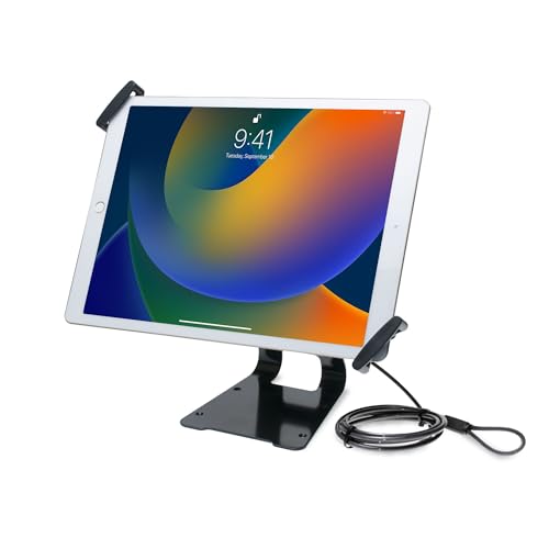 CTA PAD-ATGSL Verstellbare-Anti-Diebstahl Griffhalterung mit Aufsteller für Apple iPad Pro und große Tablet schwarz CTA PAD-ATGSL Verstellbare-Anti-Diebstahl Griffhalterung mit Aufsteller für Apple iPad Pro und große Tablet schwarz von CTA Digital