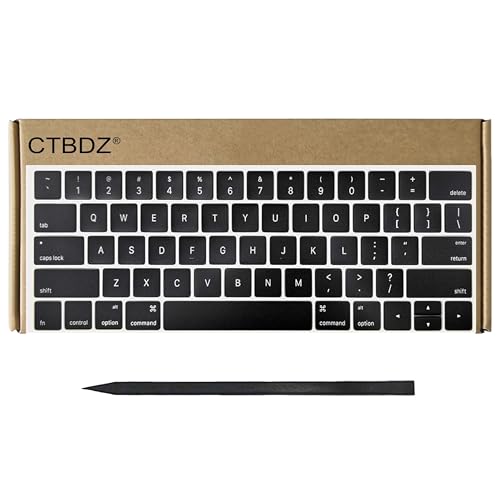 CTBDZ Ersatz-Tastenkappen A1989, kompatibel für MacBook Pro 13 Zoll 15 Zoll A1989 A1990 Tastatur-Tastenkappe (US-Layout) von CTBDZ