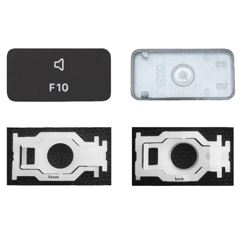 CTBDZ Individuelle Ersatz-Tastenkappe mit Scharnier für MacBook Air 13 Zoll Retina A2179 F1 bis F12 Tastatur-Tastenkappen (F10) von CTBDZ