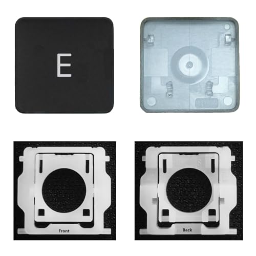 CTBDZ Individuelle Tastenkappe mit Scharnier Ersatz für (M1 M2) MacBook Pro A2141 A2251 A2289 A2338 A2442 A2485, ersetzt MacBook Air A2179 A2337 A2681 Tastatur-Tastenkappe (E-Taste) von CTBDZ