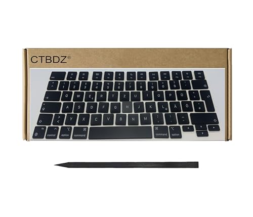 CTBDZ Neue Tasten Tastenkappen GR-Standard Ersatz für MacBook Pro 14 Zoll 16,2 Zoll Retina M1 A2442 A2485 Laptop-Tastatur 2021 Jahr CTBDZ Neue Tasten Tastenkappen GR-Standard Ersatz für MacBook Pro 14 Zoll 16,2 Zoll Retina M1 A2442 A2485 Laptop-Tastatur 2021 Jahr von CTBDZ