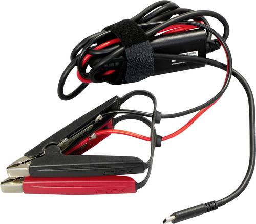 CTEK 40-465 USB-C® Ladekabel Batteriepolklemmen CS FREE USB-C Ladekabel mit Zangenanschluß für Fa von CTEK