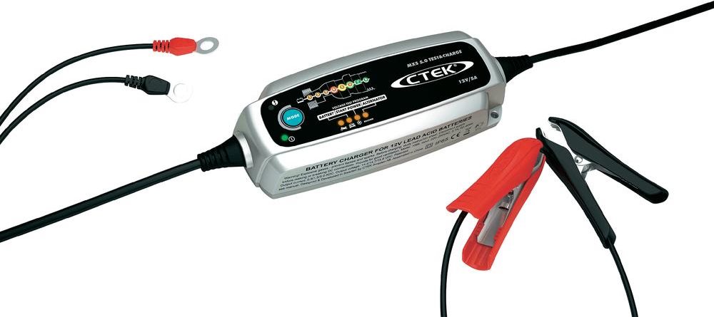 CTEK Automatikladegerät Hochfrequenzladegerät MXS 5.0 Test & Charge 12 V 0.8 A, 5 A (MXS 5.0 CHECK) von CTEK