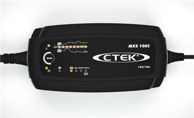 Ctek MXS 10EC - 220 - 240 V - 50/60 Hz - Ladend - Ja - IP64 - Schwarz - Silber (40-095) von CTEK