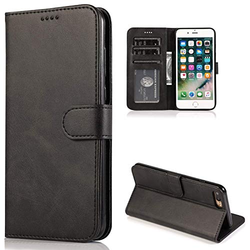 CTIUYA Schutzhülle für iPhone 7 Plus/iPhone 8 Plus, Hülle Handyhülle Leder Klapphülle Handytasche Flip Schutzhülle Magnet Wallet Case Tasche Lederhülle für iPhone 7 Plus/iPhone 8 Plus,Schwarz CTIUYA Schutzhülle für iPhone 7 Plus/iPhone 8 Plus, Hülle Handyhülle Leder Klapphülle Handytasche Flip Schutzhülle Magnet Wallet Case Tasche Lederhülle für iPhone 7 Plus/iPhone 8 Plus,Schwarz von CTIUYA