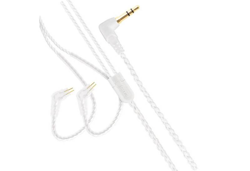 CTM Audio IEM Standard-Kabel für Ohrhörer Clear Audio-Kabel, 3,5mm Klinkenstecker, 0,78-mm-2-Pin-Stecker von CTM Audio