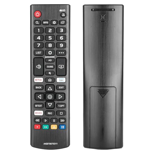 AKB75675311 Fernbedienung Kompatibel mit LG Smart LED TV 32LM630 32LM6300 43LM6300 43UK6750 43UM7100 Ersatz Controller AKB75095303 AKB75095308 AKB75375608 Mit Netflix PrimeVideo Tasten AKB75675311 Fernbedienung Kompatibel mit LG Smart LED TV 32LM630 32LM6300 43LM6300 43UK6750 43UM7100 Ersatz Controller AKB75095303 AKB75095308 AKB75375608 Mit Netflix PrimeVideo Tasten von CTRLBETTER