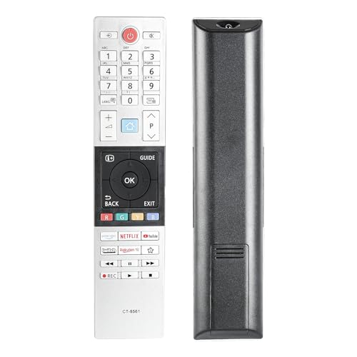 CT-8561 RC45151 Fernbedienung Kompatibel mit Toshiba 4K UHD TV 43UK3163DG 50UK3163DG 55UK3163DG 65UK3163DG 43L3863DA Ersatz Controller Mit PrimeVideo Netflix YouTube Tasten CT-8561 RC45151 Fernbedienung Kompatibel mit Toshiba 4K UHD TV 43UK3163DG 50UK3163DG 55UK3163DG 65UK3163DG 43L3863DA Ersatz Controller Mit PrimeVideo Netflix YouTube Tasten von CTRLBETTER