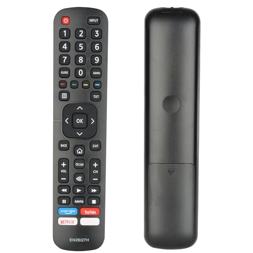 EN2BI27H Fernbedienung kompatibel mit Hisense Smart TV 32AE5500F 40AE5500F H43B7120 H43B7500 H50B7100 H55B7100 H55B7120 H55B7300 Ersatz Controller mit PrimeOutube Network flirt x puls Anti EN2BI27H Fernbedienung kompatibel mit Hisense Smart TV 32AE5500F 40AE5500F H43B7120 H43B7500 H50B7100 H55B7100 H55B7120 H55B7300 Ersatz Controller mit PrimeOutube Network flirt x puls Anti von CTRLBETTER