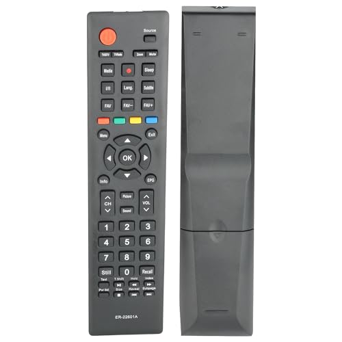ER-22601A Fernbedienung kompatibel mit Hisense TV 24D33 32D33 32D36 32D50 24E33 24F33 32M2160 40D50P 50D36P T163920 HL24K20D HL32K20D D H 32 M 2100C H40M2100C Ersatz-Treiber ER-22601A Fernbedienung kompatibel mit Hisense TV 24D33 32D33 32D36 32D50 24E33 24F33 32M2160 40D50P 50D36P T163920 HL24K20D HL32K20D D H 32 M 2100C H40M2100C Ersatz-Treiber von CTRLBETTER