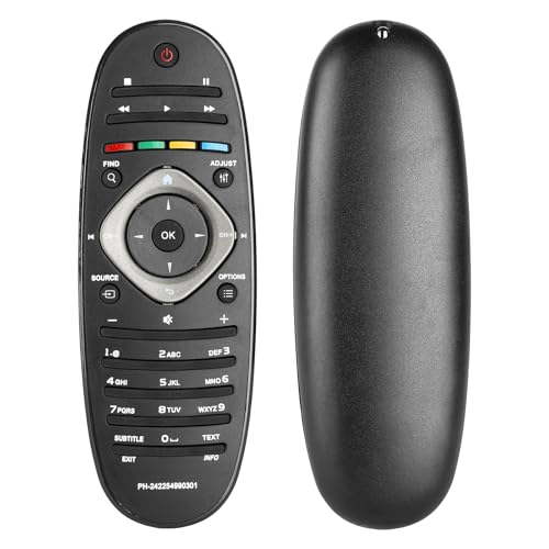 Fernbedienung 242254990301 Kompatibel mit Philips Smart TV 26PFL3606H/12 32PFL3506H/12 32PFL5406H/12 42PFL3606H/12 47PFL4606H/12 22PFL3206H/12 32PFL6606K/02 40PFL5606H/12 Ersatz Controller Fernbedienung 242254990301 Kompatibel mit Philips Smart TV 26PFL3606H/12 32PFL3506H/12 32PFL5406H/12 42PFL3606H/12 47PFL4606H/12 22PFL3206H/12 32PFL6606K/02 40PFL5606H/12 Ersatz Controller von CTRLBETTER