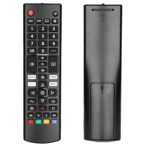 Fernbedienung AKB76040301 kompatibel mit LG Full HD TV 27TQ625S 28TQ525S 28LQ515S 28LQ525S 32LQ570B6LA 32LQ631C0ZA 24TQ510S-PZ 27TQ615S-PZ Ersatz Controller Nein mit ETFLIX Prim. eVideo Schaltflächen von CTRLBETTER