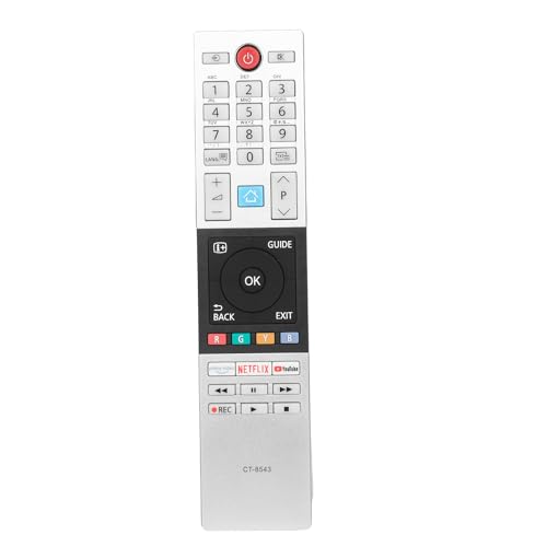 Fernbedienung CT-8543 kompatibel mit Toshiba TV 32L2863DG 32L3863DG 40L2863DG 49L2863DG 32W2863DA 43V5863DG 49V5863DG 55U2963DG Ersatz Controller mit PrimeVideo NETFLIX YouTube Drucktasten Fernbedienung CT-8543 kompatibel mit Toshiba TV 32L2863DG 32L3863DG 40L2863DG 49L2863DG 32W2863DA 43V5863DG 49V5863DG 55U2963DG Ersatz Controller mit PrimeVideo NETFLIX YouTube Drucktasten von CTRLBETTER