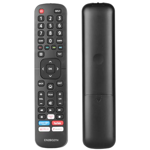 Fernbedienung EN2BO27H, kompatibel mit Hisense TV H43B7100 H43B7500 H50B7100 H50B7300 43A7140F 43A7160F 50A7100F 43AE7050F 50AE7000F Ersatzfernbedienung Aador mit PrimeVideo Youtube Netflix Tasten Fernbedienung EN2BO27H, kompatibel mit Hisense TV H43B7100 H43B7500 H50B7100 H50B7300 43A7140F 43A7160F 50A7100F 43AE7050F 50AE7000F Ersatzfernbedienung Aador mit PrimeVideo Youtube Netflix Tasten von CTRLBETTER