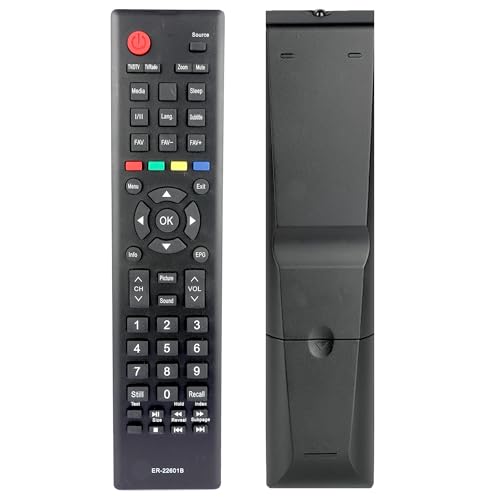 Fernbedienung ER-22601B kompatibel mit Hisense TV H39A5100 H49M2100S H39N2110S H43N2100S H43N2105S H49N2100S H49N2105S LHD32D50TS LHD24D33N2100S SEU H32 MEC2150S Ersatz-Controller Fernbedienung ER-22601B kompatibel mit Hisense TV H39A5100 H49M2100S H39N2110S H43N2100S H43N2105S H49N2100S H49N2105S LHD32D50TS LHD24D33N2100S SEU H32 MEC2150S Ersatz-Controller von CTRLBETTER