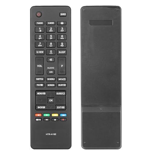 Fernbedienung HTR-A18E kompatibel mit Haier LED LCD TV LE22M600CF LE24M600C LE24M600CF LE24B8000T LE28M500C LE28M600C LE28F6600C LE28F6000T LE29G690C LE329G690C M600C Austausch der Steuerung Fernbedienung HTR-A18E kompatibel mit Haier LED LCD TV LE22M600CF LE24M600C LE24M600CF LE24B8000T LE28M500C LE28M600C LE28F6600C LE28F6000T LE29G690C LE329G690C M600C Austausch der Steuerung von CTRLBETTER