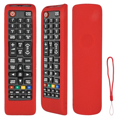 Schutzhülle für Fernbedienung aus Silikon, kompatibel mit Samsung BN5901175N BN5901268D AA5900786A BN5901175Q BN5901175P BN5901189A BN5901315B TV Fernbedienung Stoßfeste Schutzhülle mit einem Lanyard Schutzhülle für Fernbedienung aus Silikon, kompatibel mit Samsung BN5901175N BN5901268D AA5900786A BN5901175Q BN5901175P BN5901189A BN5901315B TV Fernbedienung Stoßfeste Schutzhülle mit einem Lanyard von CTRLBETTER