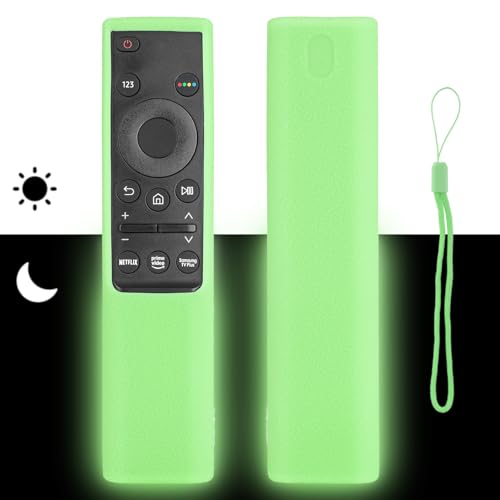 Schutzhülle für Fernbedienung aus Silikon, kompatibel mit Samsung Smart TV BN59-01358B BN59-01363J BN59-01363B BN59-01311B Fernbedienung Stoßfeste Schutzhülle mit fluoreszierendem Grün und Kordel Schutzhülle für Fernbedienung aus Silikon, kompatibel mit Samsung Smart TV BN59-01358B BN59-01363J BN59-01363B BN59-01311B Fernbedienung Stoßfeste Schutzhülle mit fluoreszierendem Grün und Kordel von CTRLBETTER