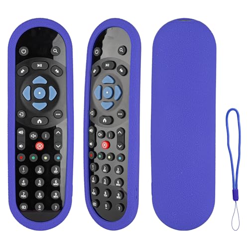 Silikon-Fernbedienung Fall kompatibel mit Sky Q TV Remote Stoßfeste Schutzhülle mit einem Lanyard (Blau) von CTRLBETTER