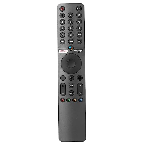 Sprachfernbedienung XMRM-19 Fernbedienung TV kompatibel mit TV P1 Smart TV Serie L32M6-6AEU L43M6-6AEU L50M6-6AEU L55M6-6ESG L55M6-6AEU L75M6-ESG Ersatz Controller mit Netflix PrimeVideo Tasten von CTRLBETTER