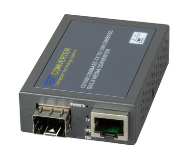 Kompakt Managed Media Konverter -- RJ45-SFP 100/1000Mbps Kompakt Managed Media Konverter -- RJ45-SFP 100/1000Mbps von CTS