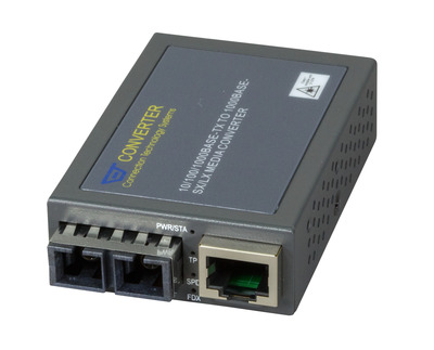 Kompakt Media Konverter RJ45-SC, 550m -- MM, Gigabit Ethernet Kompakt Media Konverter RJ45-SC, 550m -- MM, Gigabit Ethernet von CTS