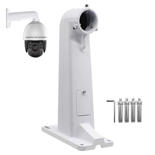 CTXSumTec Universelle Sicherheits-PTZ-Kamera-Wandhalterung, Aluminiumlegierung, für Innen- und Außenbereich, Kuppelkugel-Kamera-Halterung für CCTV Hikvision PTZ Kamera ctx012sad455 von CTXSumTec