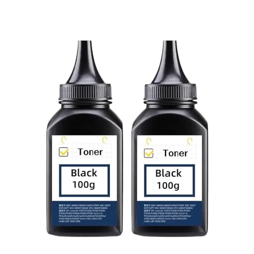 CUAWBAPF 100 g Schwarz Toner Nachfüllkompatibel mit B225 B235 B235VDNI Multifunktionslaser -Druckerpuldchenpulver(100gX 2 Bottles) von CUAWBAPF