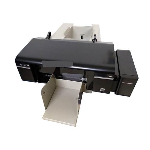 CUAWBAPF Inkjet -Drucker Kompatibel mit PVC -ID -Karten mit 52 Tabletts, die mit L800 Kompatibel mit ID -Karten- und CD -DVD -Druck kompatibel sind(EU Plug) von CUAWBAPF