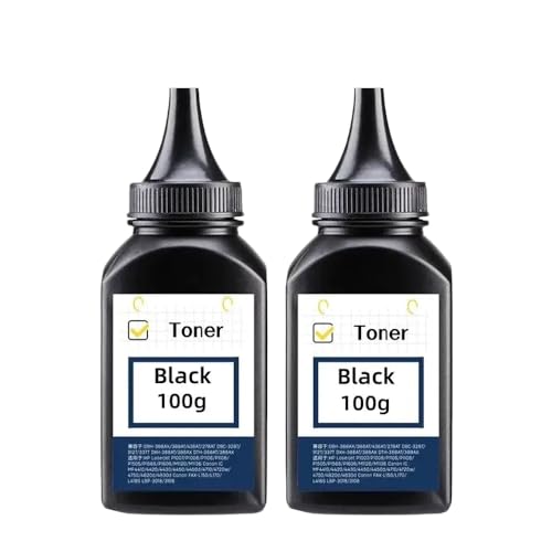 CUAWBAPF Kompatibler Black Toner 100G Kompatibel mit TN450 TN760 TN2450 TN2445 TN2420 TN2480 Geeignet Kompatibel mit Laserdrucker HL-L2310 HL-L2350DN HL-L2370DN(100gX 2 Bottles) von CUAWBAPF