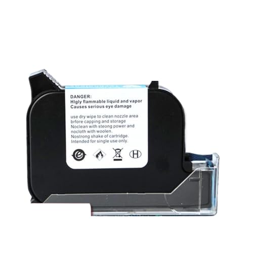 CUAWBAPF Universal 2588 Schneller trockener Lösungsmittel Tintenpatrone 12,7 mm Kompatibel mit Date Code Druck auf Tintenstrahldruckern(Blue) von CUAWBAPF