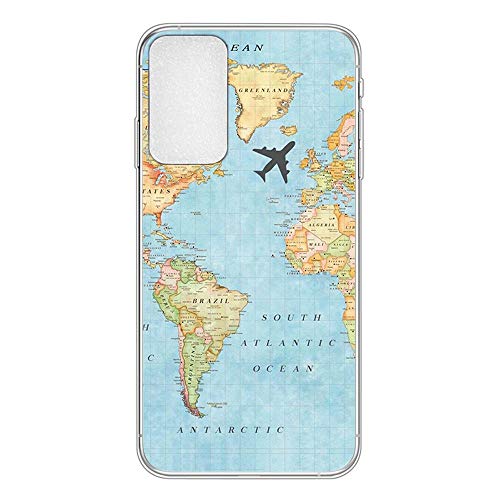 Adolasx Kompatibel für Xiaomi Redmi Note 12 4G Hülle Transparent Silikon Klar Ultra Dünn Slim Lustig Motiv Muster Bumper Hüllen Durchsichtig Handyhülle Case Cover für Mädchen Damen Karte von CUAgain-EU