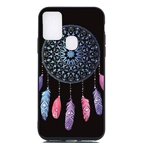Kompatibel mit Samsung Galaxy A21s Hülle Silikon Schwarz Muster Motiv Lustig Matt Hüllen Handyhülle Ultra Dünn Gummi Cover Bumper Case Mädchen Damen Traumfänger Kompatibel mit Samsung Galaxy A21s Hülle Silikon Schwarz Muster Motiv Lustig Matt Hüllen Handyhülle Ultra Dünn Gummi Cover Bumper Case Mädchen Damen Traumfänger von CUAgain-EU