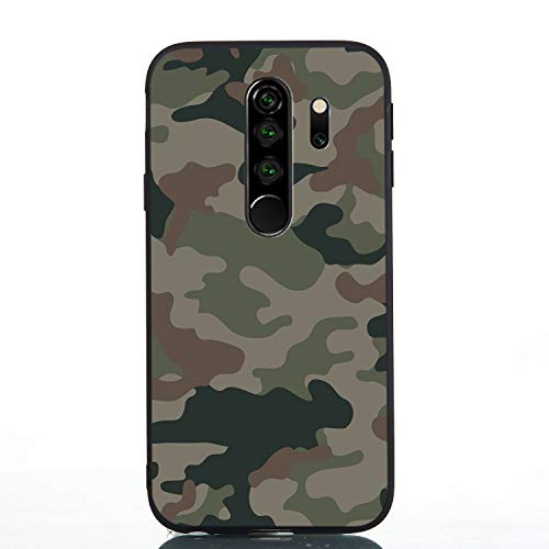 Kompatibel mit Xiaomi Redmi Note 8 Pro Hülle Silikon Schwarz Muster Motiv Lustig Matt Hüllen Handyhülle Ultra Dünn Gummi Cover Bumper Case Mädchen Damen Camouflage Kompatibel mit Xiaomi Redmi Note 8 Pro Hülle Silikon Schwarz Muster Motiv Lustig Matt Hüllen Handyhülle Ultra Dünn Gummi Cover Bumper Case Mädchen Damen Camouflage von CUAgain-EU