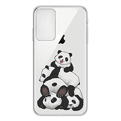 Kompatibel mit Xiaomi Redmi Note 9T Hülle Transparent Silikon Klar Ultra Dünn Slim Lustig Motiv Muster Bumper Hüllen Durchsichtig Handyhülle Case Cover für Mädchen Damen Panda Kompatibel mit Xiaomi Redmi Note 9T Hülle Transparent Silikon Klar Ultra Dünn Slim Lustig Motiv Muster Bumper Hüllen Durchsichtig Handyhülle Case Cover für Mädchen Damen Panda von CUAgain-EU