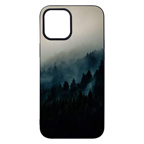 Kompatibel mit iPhone 12/12 Pro Hülle Silikon Schwarz Muster Motiv Lustig Matt Hüllen Handyhülle Ultra Dünn Gummi Cover Bumper Case Mädchen Damen Wald Kompatibel mit iPhone 12/12 Pro Hülle Silikon Schwarz Muster Motiv Lustig Matt Hüllen Handyhülle Ultra Dünn Gummi Cover Bumper Case Mädchen Damen Wald von CUAgain-EU