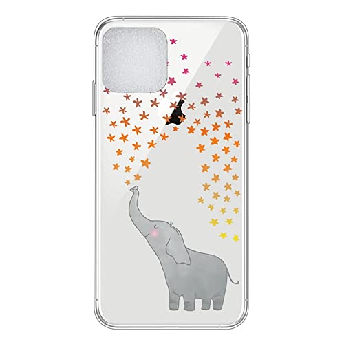 Kompatibel mit iPhone 14 Plus Hülle Transparent Silikon Klar Ultra Dünn Slim Lustig Motiv Muster Bumper Hüllen Durchsichtig Handyhülle Case Cover für Mädchen Damen Elefant Kompatibel mit iPhone 14 Plus Hülle Transparent Silikon Klar Ultra Dünn Slim Lustig Motiv Muster Bumper Hüllen Durchsichtig Handyhülle Case Cover für Mädchen Damen Elefant von CUAgain-EU