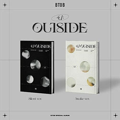 BTOB 4U : OUTSIDE Special Album [ SILENT + AWAKE ] 2 VER SET. 2ea CD+2ea Photo Book(each 96p)+2ea Lyric Paper +2ea Invitation Card+2ea Post Card+2ea Photo Card+2ea Film Photo Card von CUBE Ent.