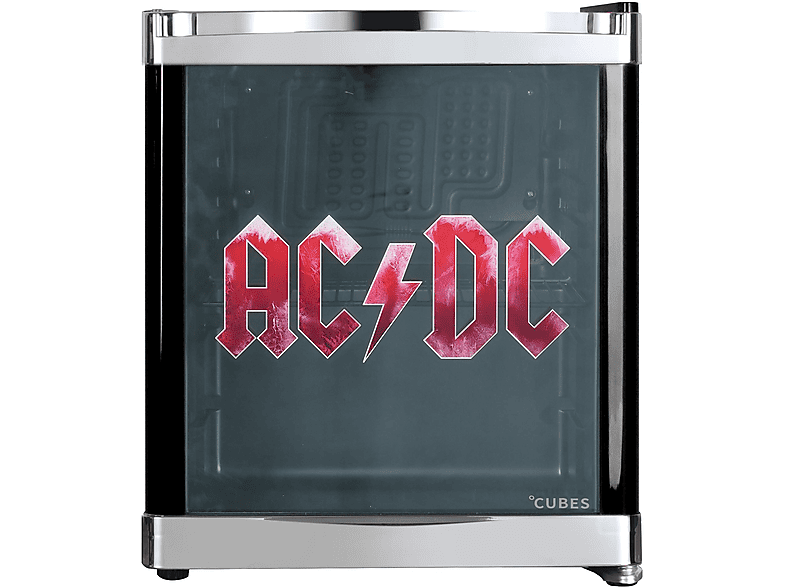 CUBES CC 202 E ACDC Kühlschrank (E, 510 mm hoch, Schwarz / Rot) von CUBES