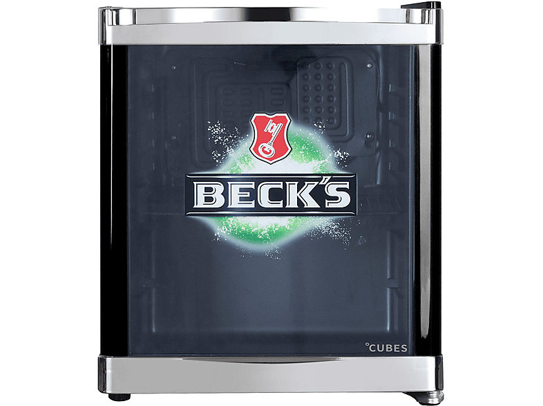 CUBES CC 240 E BECK'S Getränkekühlschrank (E, 510 mm hoch, Schwarz / Grün) von CUBES