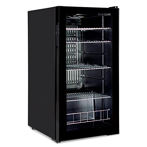 °CUBES Getränkekühlschrank 90L mit Glastür & 4 variablen Ablagen | Kompakter Flaschenkühlschrank, perfekt für zu Hause, Büro, Partys & Gastro | Stilvoller Kühlschrank mit Glastür, schwarz °CUBES Getränkekühlschrank 90L mit Glastür & 4 variablen Ablagen | Kompakter Flaschenkühlschrank, perfekt für zu Hause, Büro, Partys & Gastro | Stilvoller Kühlschrank mit Glastür, schwarz von °CUBES