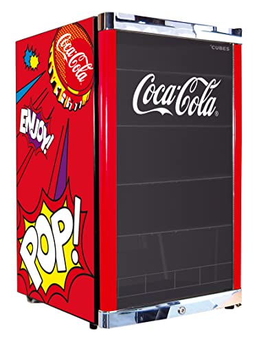 °CUBES HighCube Flaschenkühlschrank Coca-Cola PopArt / 84,5 cm Höhe / 104 kWh/Jahr / 115 L Kühlteil von °CUBES