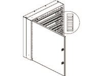 CUBIC Verteilerschrank CU-mini 2x3 Module, 64 DIN-Module 380x572x165mm von CUBIC