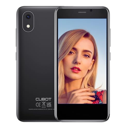 CUBOT J20 Smartphone Ohne Vertrag 4,0 Zoll Display Mini Smartphone 3GB RAM 32GB ROM Android 12 System 2350mAh Akk 4G Dual SIM Handy - Schwarz von CUBOT