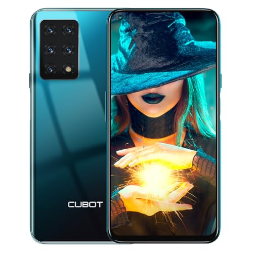 CUBOT X30 Smartphone Ohne Vertrag 8GB+128GB Display 6.4" FHD 48MP Kamera Android Smartphone 4G Dual SIM Handy Octa Core/NFC/GPS/OTG/Fingerabdruck - Gradient Grün von CUBOT