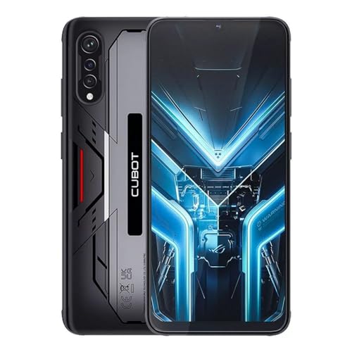 CUBOT X70 – 6,58-Zoll-FHD+-Smartphone, 12 GB und 256 GB, 100-MP-Dreifachkamera, 5200-mAh-Akku, Android 13, Octacore-Prozessor, Color Tech Black von CUBOT