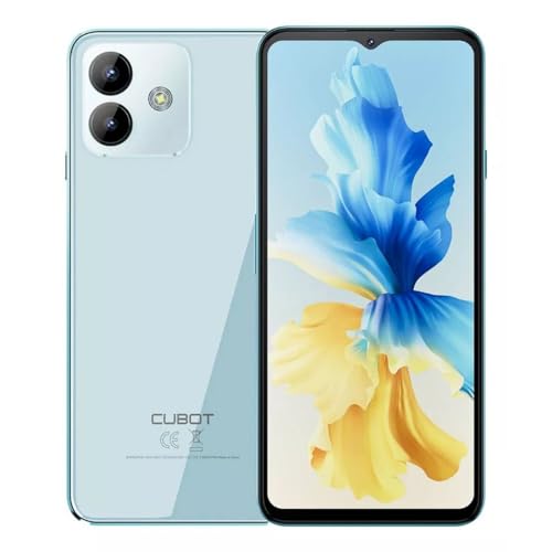 Cubot Note 40 – 6,5-Zoll-HD+-90-Hz-Smartphone, 6 GB und 256 GB, 50 MP Dual-Kamera, 5200 mAh Akku, Android 13, OctaCore-Prozessor, Blau von CUBOT
