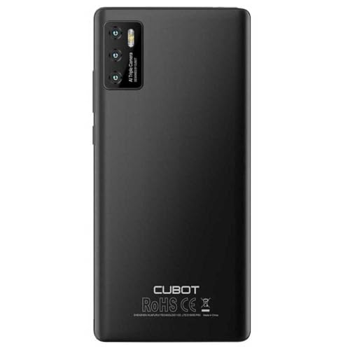 Cubot P50-6,2" HD+ Smartphone, 6 GB und 128 GB, Dual-Kamera, 20 MP, 4200 mAh Akku, Android 11, Mediatek Helio P22 Prozessor, Schwarze Farbe von CUBOT